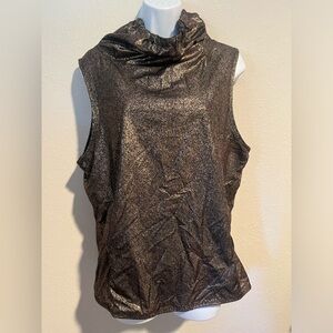 NWT Fabletics Rose Gold ripstop Liora Vest womens size large